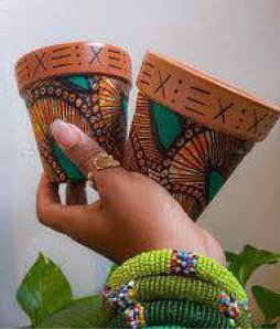 Carved Wooden Bowl - Decorative